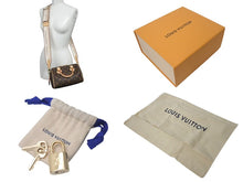 Load image into Gallery viewer, 新品同様 LOUIS VUITTON ルイヴィトン スピーディ バンドリエール20 2WAY ショルダーバッグ M46222 ブラウン ゴールド金具 中古 4c075062