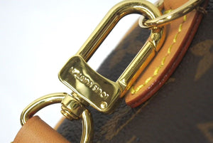 未使用 LOUIS VUITTON ルイヴィトン ナノスピーディ ハンドバッグ 2WAYバッグ M81085 モノグラム PVC レザー 中古 4c075065