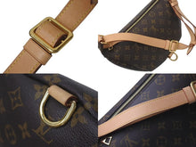 Load image into Gallery viewer, 極美品 LOUIS VUITTON ルイヴィトン ボディバッグ M43644 バムバッグ ブラウン モノグラムキャンバス 中古 4c075066