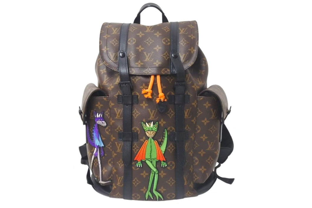 LOUIS VUITTON ルイヴィトン クリストファーPM リュック バックパック M45617 モノグラム LVフレンド ヴァージルアブロー 美品 中古 4c075067