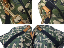 Load image into Gallery viewer, LOUIS VUITTON ルイヴィトン キーポル バンドリエール55 ボストンバッグ M95774 モノグラモフラージュ 村上隆 廃盤 美品 中古 4c075072