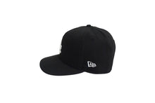 画像をギャラリービューアに読み込む, NEW ERA ニューエラ ロサンゼルス ドジャース キャップ LA DODGERS 59FIFTY FITTED ブラック ホワイト ウール 中古 4c075083