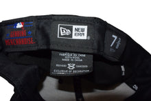 画像をギャラリービューアに読み込む, NEW ERA ニューエラ ロサンゼルス ドジャース キャップ LA DODGERS 59FIFTY FITTED ブラック ホワイト ウール 中古 4c075083
