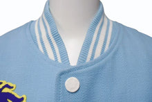 Load image into Gallery viewer, 極美品 LOUIS VUITTON ルイヴィトン LV×YK エンブロイダードフェイス ヴァーシティジャケット スタジャン 1AB8H9 サイズ48 草間彌生 23SS 中古 4c075091