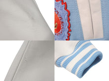 Load image into Gallery viewer, 極美品 LOUIS VUITTON ルイヴィトン LV×YK エンブロイダードフェイス ヴァーシティジャケット スタジャン 1AB8H9 サイズ48 草間彌生 23SS 中古 4c075091