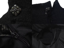 Load image into Gallery viewer, CHANEL シャネル ニットツイード ワンピース ウール ナイロン ブラック P42239W04983 サイズ 34 美品 中古 4c075093