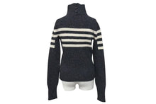 Load image into Gallery viewer, CHANEL シャネル ニット長袖トップス P33784K00923 サイズ34 ココマーク ハイネック チャコールグレー ウール カシミヤ 美品 中古 4c075096