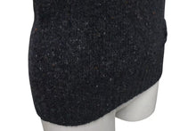 Load image into Gallery viewer, CHANEL シャネル ニット長袖トップス P33784K00923 サイズ34 ココマーク ハイネック チャコールグレー ウール カシミヤ 美品 中古 4c075096