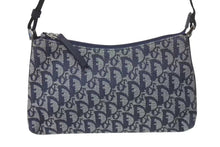 Load image into Gallery viewer, 極美品 ChristianDior クリスチャンディオール サドルポーチ ワンショルダーバッグ LOG44129 ネイビー ヴィンテージ ガリアーノ期 中古 4c075098