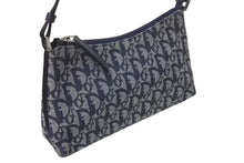 Load image into Gallery viewer, 極美品 ChristianDior クリスチャンディオール サドルポーチ ワンショルダーバッグ LOG44129 ネイビー ヴィンテージ ガリアーノ期 中古 4c075098