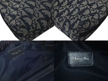 Load image into Gallery viewer, 極美品 ChristianDior クリスチャンディオール サドルポーチ ワンショルダーバッグ LOG44129 ネイビー ヴィンテージ ガリアーノ期 中古 4c075098