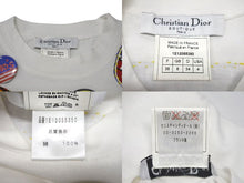 画像をギャラリービューアに読み込む, Christian Dior クリスチャンディオール マルチパッチ半袖Tシャツ 1E12055350 サイズ36 ワッペン缶バッジ ホワイト 美品 中古 4c075100 