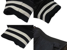 Load image into Gallery viewer, A BATHING APE アベイシングエイプ ベイプロゴ リバーシブルジャケット 2XL 001GD1201001H 黒 ネイビー 美品 中古 4c075103