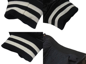 A BATHING APE アベイシングエイプ ベイプロゴ リバーシブルジャケット 2XL 001GD1201001H 黒 ネイビー 美品 中古 4c075103