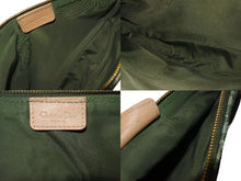 Load image into Gallery viewer, Christian Dior クリスチャンディオール サドルポーチ ワンショルダーバッグ ヴィンテージ トロッター柄 カーキ MC 0071 美品 中古 4c075104
