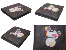 Load image into Gallery viewer, LOUIS VUITTON ルイヴィトン ポルトフォイユ・マルコ M61666 二つ折り財布 村上隆 モノグラムパンダ 美品 中古 4c075114
