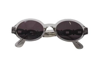 FENDI フェンディ サングラス SL7517 クリア シルバー ブランドロゴ プラスチック イタリア製 美品 中古 4c075117