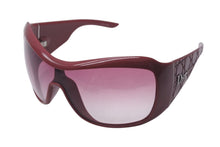 Load image into Gallery viewer, Christian Dior ラップアラウンドシールドサングラス レッド シルバー 1 ATWAD 115 ユニセックス 美品 中古 4c075118
