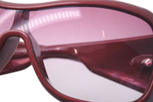Load image into Gallery viewer, Christian Dior ラップアラウンドシールドサングラス レッド シルバー 1 ATWAD 115 ユニセックス 美品 中古 4c075118