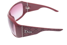 Load image into Gallery viewer, Christian Dior ラップアラウンドシールドサングラス レッド シルバー 1 ATWAD 115 ユニセックス 美品 中古 4c075118