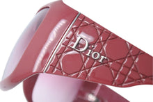 Load image into Gallery viewer, Christian Dior ラップアラウンドシールドサングラス レッド シルバー 1 ATWAD 115 ユニセックス 美品 中古 4c075118
