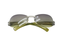 Load image into Gallery viewer, CHANEL シャネル リムレスサングラス 4037 c.169/6D サイズ59□15 125 ココマーク クリアグリーン 良品 中古 4c075120