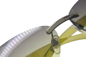 CHANEL シャネル リムレスサングラス 4037 c.169/6D サイズ59□15 125 ココマーク クリアグリーン 良品 中古 4c075120
