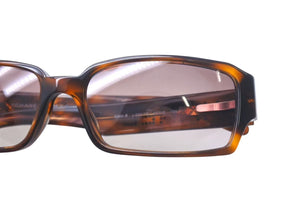 CHANEL シャネル サングラス 5060-B c.502/13 サイズ55□16 135 ココマーク ラインストーン ロゴ べっ甲カラー 美品 中古 4c075124