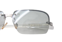 Load image into Gallery viewer, 極美品 PRADA プラダ サングラス SPR 71C 2AC-7N1 クリア シルバー プラスチック メタル ロゴ グラデーション 中古 4c075127