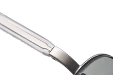 Load image into Gallery viewer, 極美品 PRADA プラダ サングラス SPR 71C 2AC-7N1 クリア シルバー プラスチック メタル ロゴ グラデーション 中古 4c075127