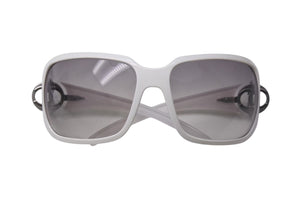 CHANEL シャネル サングラス アイウェア 6023 C.935/11 サイズ65□17 115 ココマーク ホワイト イタリア製 美品 中古 4c075130