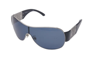 CHANEL シャネル パイロット サングラス 4154 c.127/87 サイズ120 ココマーク パンチングロゴ ブラック 美品 中古 4c075131