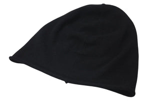 CHROME HEARTS クロムハーツ 3クロスレザーパッチカシミアニットフェイスマスク ブルー ニット帽 美品 中古 4c075134