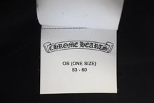 Load image into Gallery viewer, CHROME HEARTS クロムハーツ 3クロスレザーパッチカシミアニットフェイスマスク ブルー ニット帽 美品 中古 4c075134