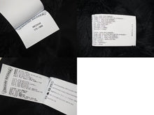 Load image into Gallery viewer, 極美品 CHROME HEARTS クロムハーツ ナイロンジャケット サイズM クロスパッチ ブラック レザー 裏起毛 中古 4c075136