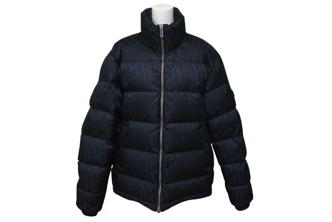 Christian Dior クリスチャンディオール ダウン ジャケット 943C449A4462 サイズ48 ネイビー 美品 中古 4c075140