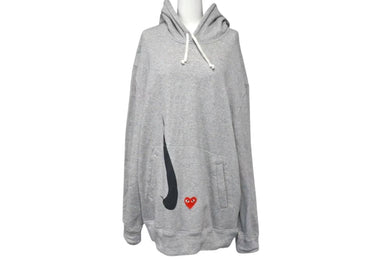 COMME des GARCONS x Nike コムデギャルソン x ナイキ 限定 スエット グレー PLAY TOGETHER 2020AW AE-T404 美品 中古 4c075141