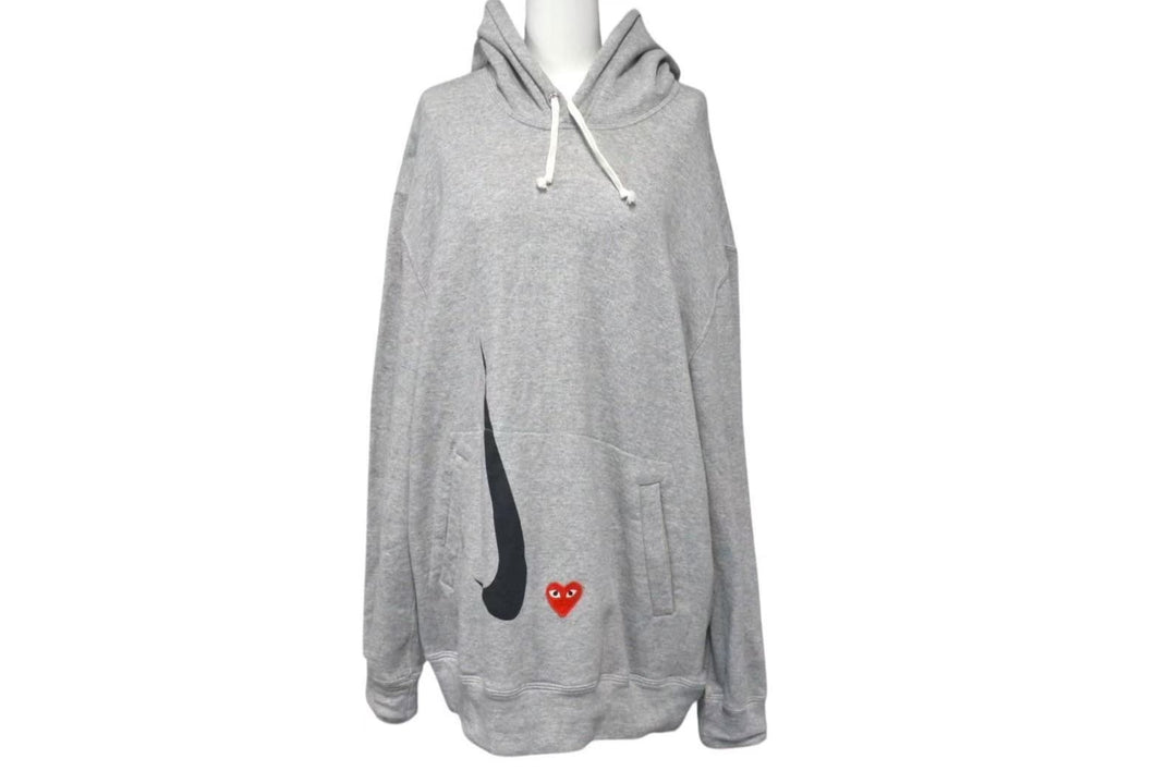 COMME des GARCONS x Nike コムデギャルソン x ナイキ 限定 スエット グレー PLAY TOGETHER 2020AW AE-T404 美品 中古 4c075141