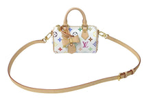 Load image into Gallery viewer, 新品未使用 LOUIS VUITTON ルイヴィトン ナノスピーディ 村上隆 マルチカラー ハンドバッグ 2WAYバッグ M13391 PVC レザー 中古 4c075144