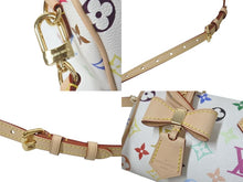 Load image into Gallery viewer, 新品未使用 LOUIS VUITTON ルイヴィトン ナノスピーディ 村上隆 マルチカラー ハンドバッグ 2WAYバッグ M13391 PVC レザー 中古 4c075144
