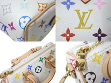 Load image into Gallery viewer, 新品未使用 LOUIS VUITTON ルイヴィトン ナノスピーディ 村上隆 マルチカラー ハンドバッグ 2WAYバッグ M13391 PVC レザー 中古 4c075144
