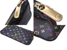 Load image into Gallery viewer, LOUIS VUITTON ルイヴィトン ポシェット クレ コインケース M93735 モノグラム マルチカラー PVC レザー ゴールド金具 美品 中古 4c075148