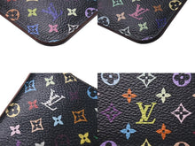 Load image into Gallery viewer, LOUIS VUITTON ルイヴィトン ポシェット クレ コインケース M93735 モノグラム マルチカラー PVC レザー ゴールド金具 美品 中古 4c075148