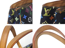 Load image into Gallery viewer, LOUIS VUITTON ルイヴィトン オーレリアGM トートバッグ モノグラム マルチ ノワール レザー M40101 ゴールド金具 美品 中古 4c075149