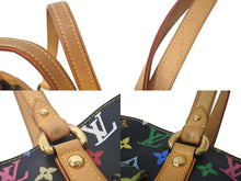 Load image into Gallery viewer, LOUIS VUITTON ルイヴィトン オーレリアGM トートバッグ モノグラム マルチ ノワール レザー M40101 ゴールド金具 美品 中古 4c075149