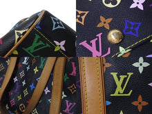 Load image into Gallery viewer, LOUIS VUITTON ルイヴィトン オーレリアGM トートバッグ モノグラム マルチ ノワール レザー M40101 ゴールド金具 美品 中古 4c075149