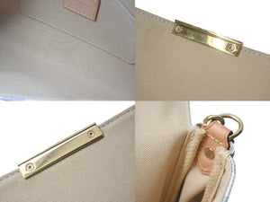 LOUIS VUITTON ルイヴィトン ショルダーバッグ N41277 フェイボリットPM ダミエ アズール ホワイト ゴールド金具 美品 中古 4c075152