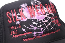 画像をギャラリービューアに読み込む, 新品未使用 Sp5der スパイダー SilkWebBankTrucker シルク ウェブ トラッカー キャップ 帽子 FW24 8E96854A コットン 中古 4c075158