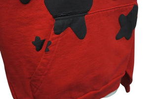 新品未使用 SP5DER スパイダー Beluga Hoodie ベルーガ フーディー パーカー 3D2987F4 サイズS プリント レッド 中古 4c075162
