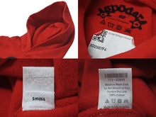 Load image into Gallery viewer, 新品未使用 SP5DER スパイダー Beluga Hoodie ベルーガ フーディー パーカー 3D2987F4 サイズS プリント レッド 中古 4c075162